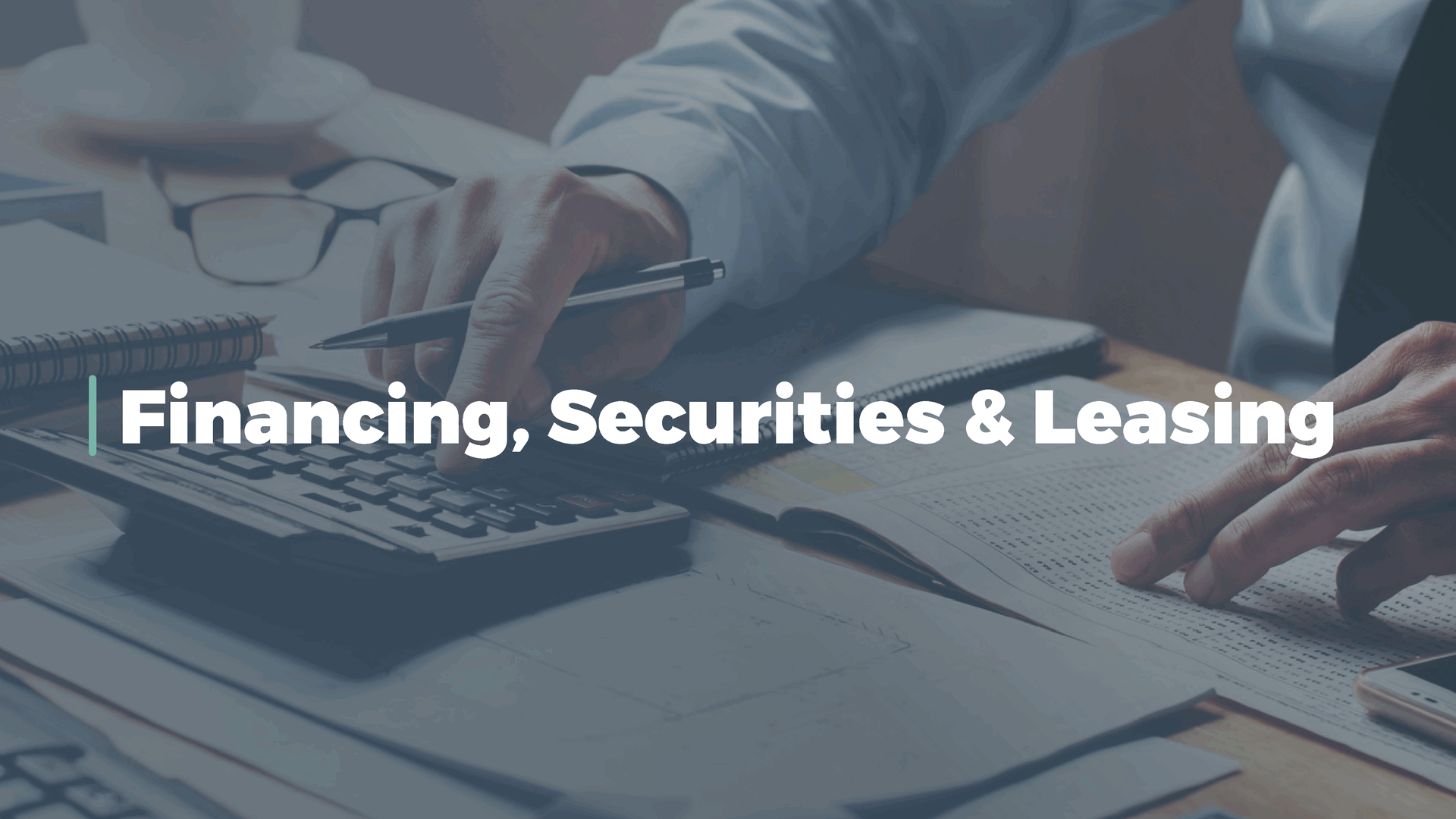 Financing, securities & leasing