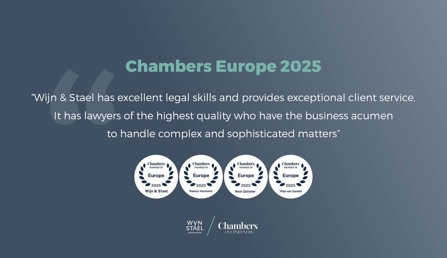 Ranking Chambers Europe 2025