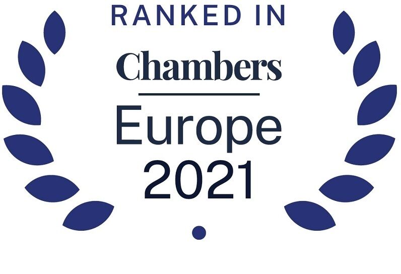Rankings Chambers Europe Guide 2021